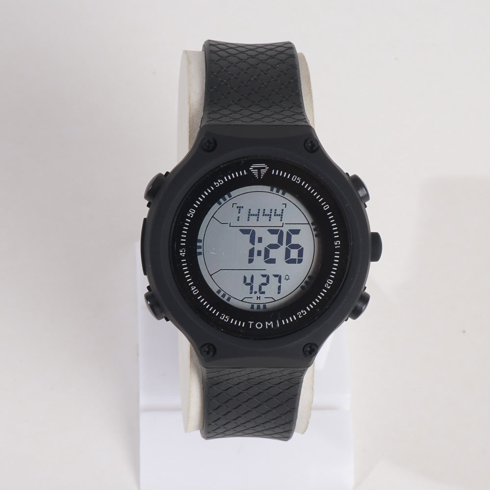 Digital LED Mens Sport Watch Black
