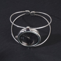 Women Kara Wrist Watch CK Silver With Black Dial