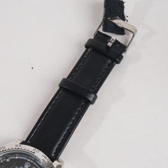 Mens Wrist Watch Silver&Black