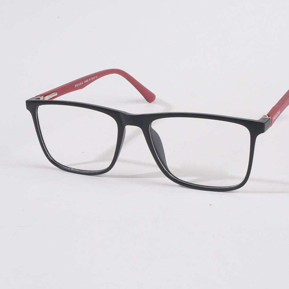 Black & Red Optical Frame For Men & Women