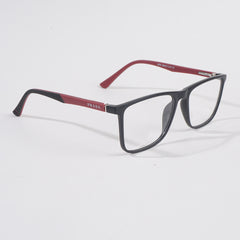 Black & Red Optical Frame For Men & Women