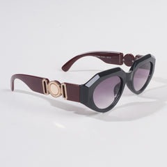Maroon & Black Shade Frame Sunglasses for Men & Women