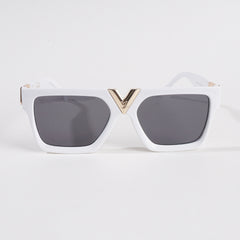 White Frame Sunglasses for Men & Women