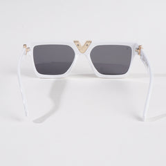White Frame Sunglasses for Men & Women