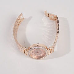 Women Chain Wrist Watch Rosegold D