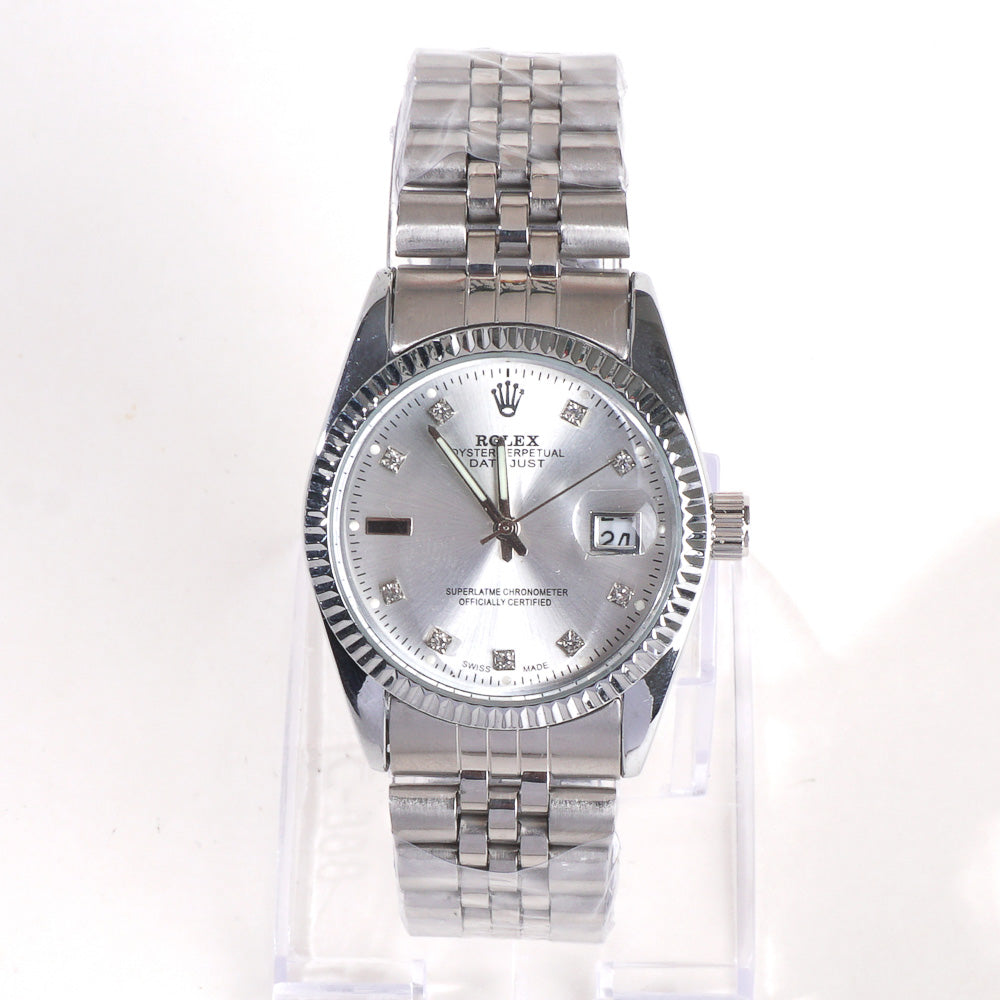 Women Chain Wrist Watch Silver R
