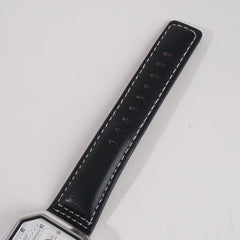 Men Maimashi Watch White Dial With Black Strap