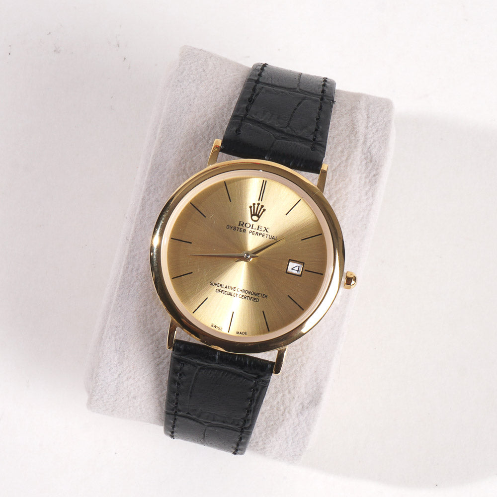 Wrist Watch For Men & Women Black-Golden