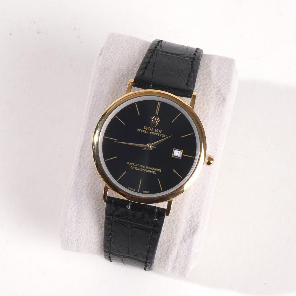 Wrist Watch For Men & Women Black