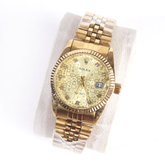 Women Chain Wrist Watch Golden R