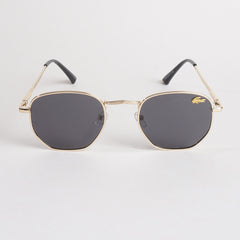 Golden Frame Sunglasses with Black Shade