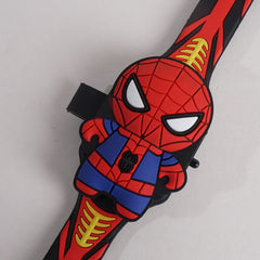 Kids Character Digital Watch Black