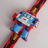 Kids Character Digital Watch Red
