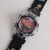 Kids Black Character Digital Watch
