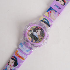Kids Purple Character Digital Watch
