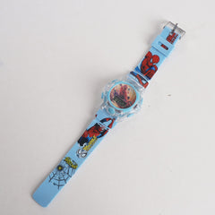 Kids Light Blue Character Digital Watch