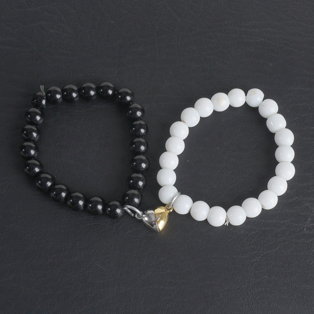 Beads Unisex Couple heart shape Fashion Bracelet