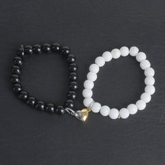 Beads Unisex Couple heart shape Fashion Bracelet