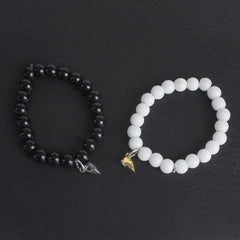 Beads Unisex Couple heart shape Fashion Bracelet