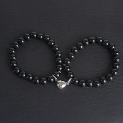 Beads Unisex Couple heart shape Fashion Bracelet