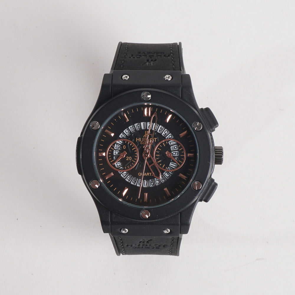 Men Casual Watch Black