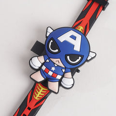 Kids Character Digital Watch Black