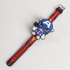 Kids Character Digital Watch Black