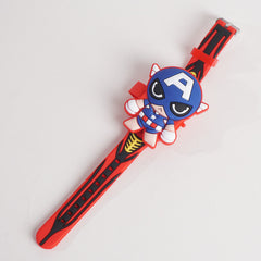 Kids Character Digital Watch Red