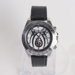 Mens Wrist Watch Silver&Black