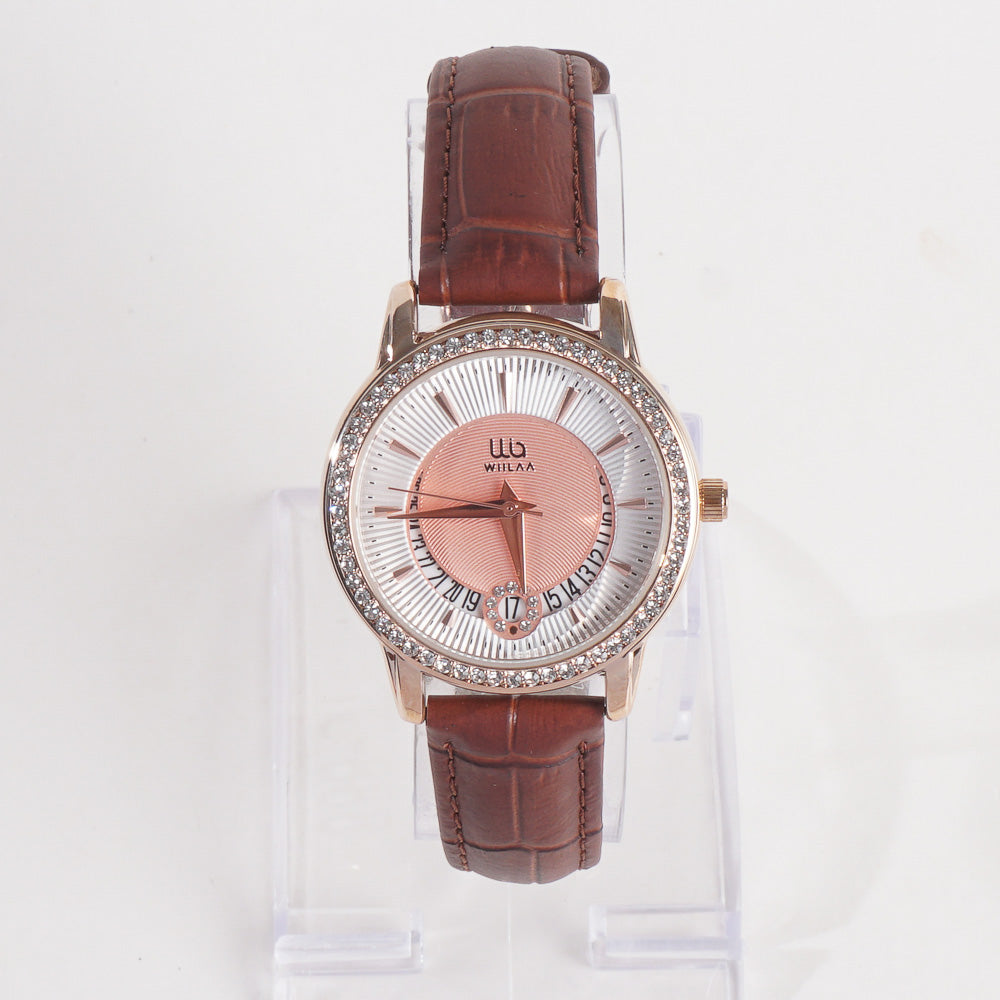 Women Stylish Wrist Watch Brown