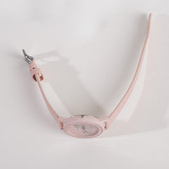 Comely Women Band Wrist Watch Pink