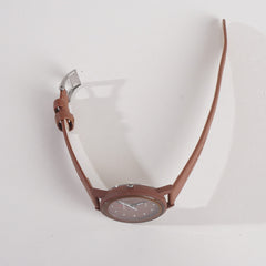 Comely Women Band Wrist Watch Brown