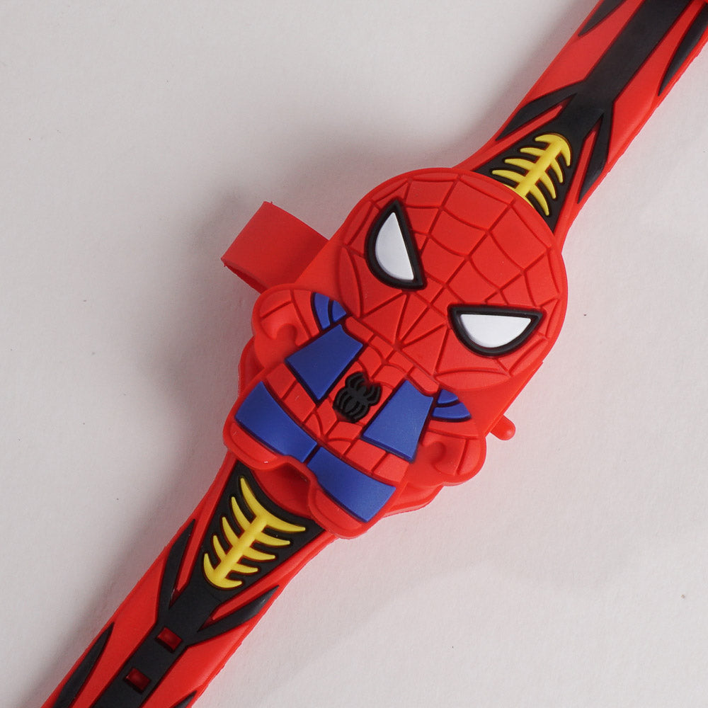 Kids Character Digital Watch Red