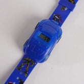 KIDS CHARACTER WRIST WATCH WITH CAR LIGHT AND MUSIC