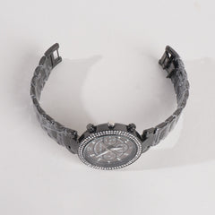 Women Chain Wrist Watch MK Black
