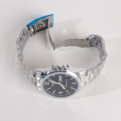 Silver Black Dial TBS-T Chain Watch
