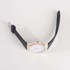 Men Casual Watch Black with White Dial R