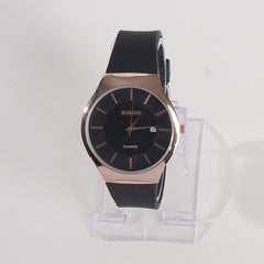 Men Casual Watch Black Dial R