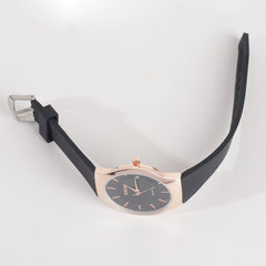 Men Casual Watch Black Dial R