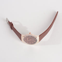 Men Casual Watch Brown Dial R