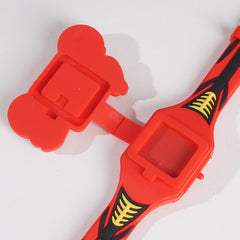 Kids Character Digital Watch Red