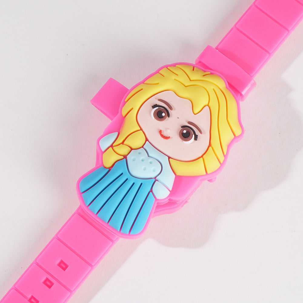 Kids Character Digital Watch Pink