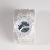 White sports digital watch for kids