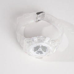 White sports digital watch for kids