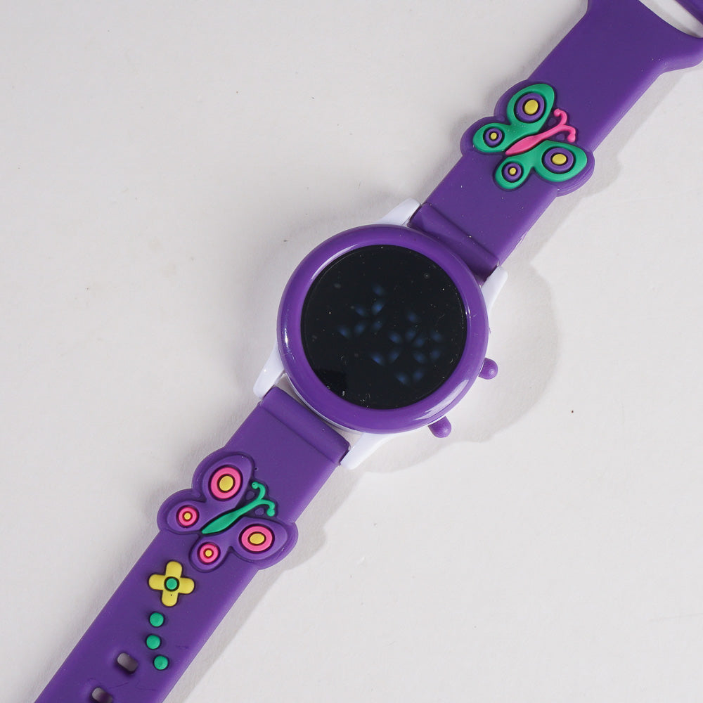 Digital LED Wrist Watch Purple
