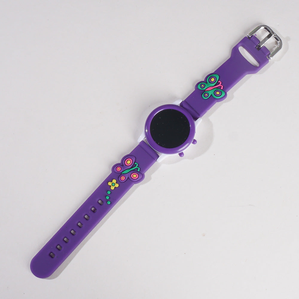 Digital LED Wrist Watch Purple