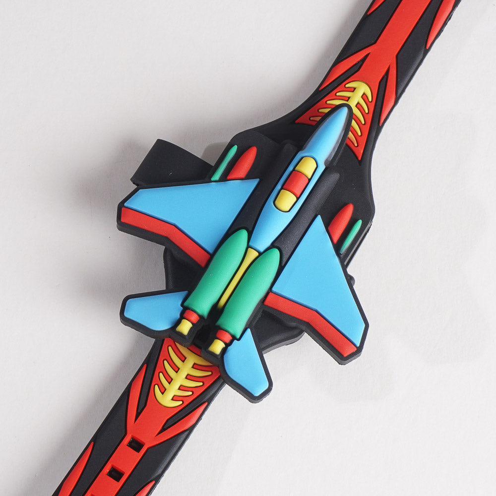 Kids Character Digital Watch Black