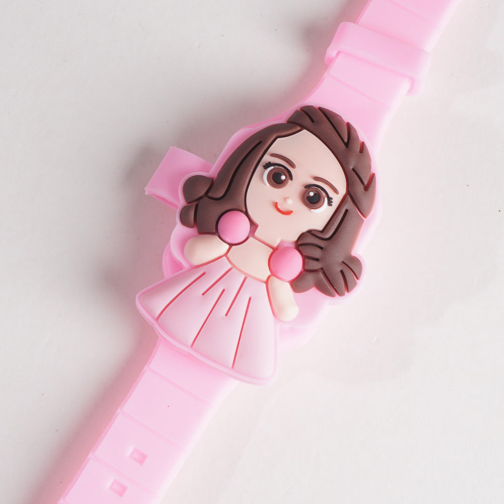 Kids Character Digital Watch Pink