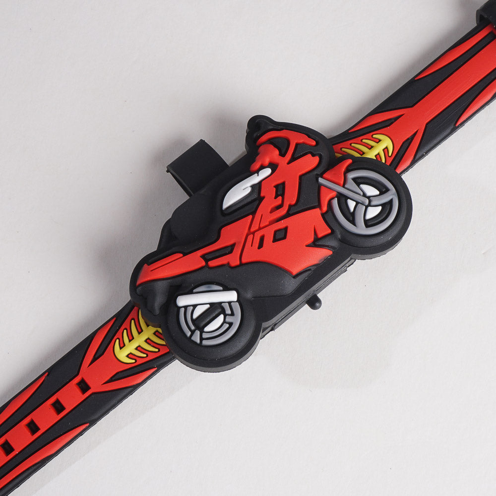 Kids Character Digital Watch Black