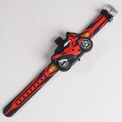 Kids Character Digital Watch Black